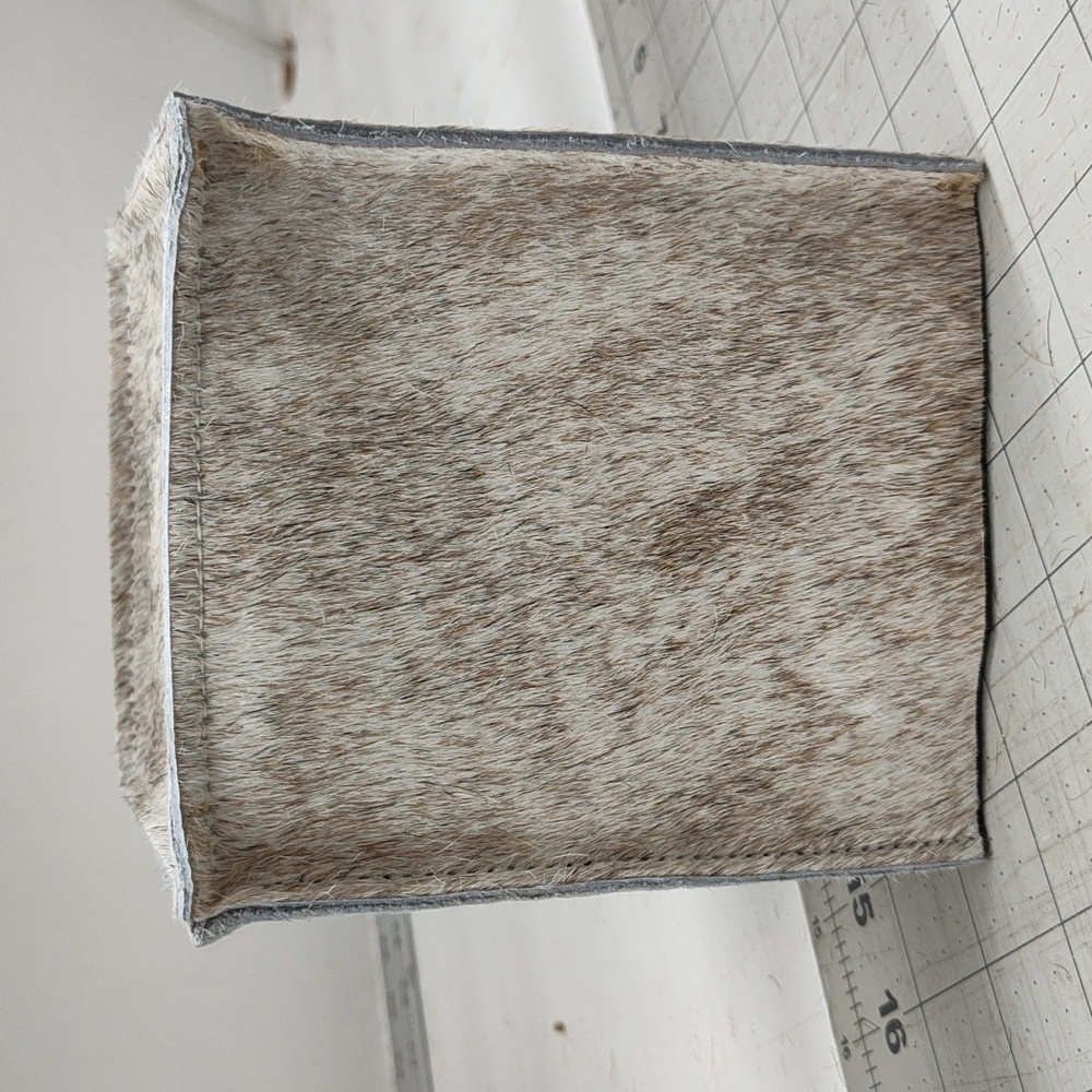 Leather Tissue Box Cover -made In Montana-new - Picture 2 of 4